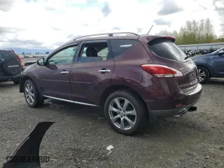 2013 Nissan Murano S with VIN JN8AZ1MW0DW321090, listed as a Copart auction lot 52366415 with 147,985 mi miles and Salvage Title. Bid and sale history available at carsss.com. Image 2.