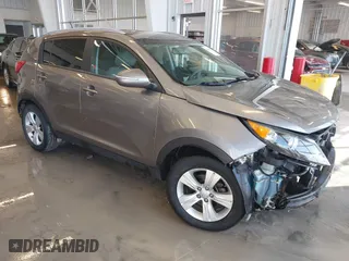 2012 Kia Sportage LX with VIN KNDPB3A23C7317650, listed as a IAAI auction lot 41631193 with 96,433 mi miles. Bid and sale history available at carsss.com. Image 1.