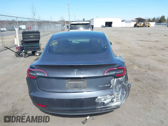 2022 Tesla Model 3 Long Range with VIN 5YJ3E1EB0NF314870, listed as a IAAI auction lot 41762301 with 38,840 mi miles and . Bid and sale history available at DreamBid. Image 16.