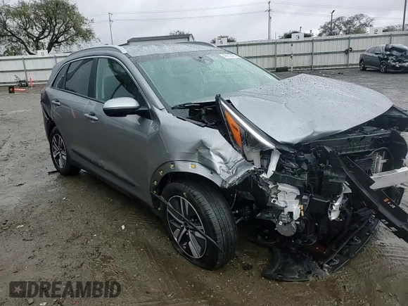 2022 Kia Niro LXS with VIN KNDCB3LC1N5541356, listed as a Copart auction lot 48810485 with 27,120 mi miles and Salvage Title. Bid and sale history available at carsss.com. Image 12.