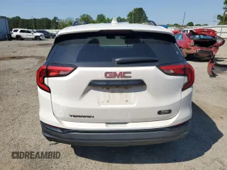 2020 GMC Terrain SLE with VIN 3GKALMEV8LL204371, listed as a Copart auction lot 52436975 with 93,052 mi miles and Salvage Title. Bid and sale history available at DreamBid. Image 6.