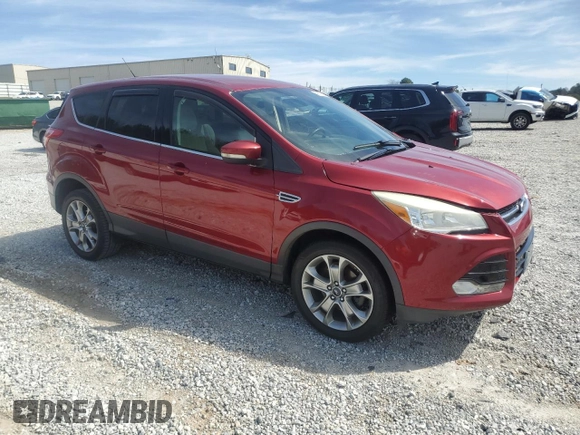 2013 Ford Escape SEL with VIN 1FMCU0HXXDUA88486, listed as a Copart auction lot 49873105 with 163,866 mi miles and Salvage Title. Bid and sale history available at carsss.com. Image 4.