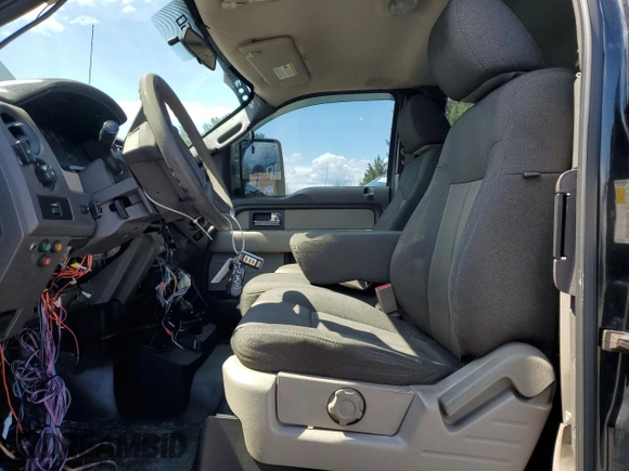 2010 Ford F-150 XL with VIN 1FTEX1EW7AFC64951, listed as a Copart auction lot 52900785 with 0 mi miles and Salvage Title. Bid and sale history available at carsss.com. Image 7.