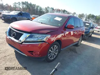 2014 Nissan Pathfinder SV with VIN 5N1AR2MM4EC684765, listed as a IAAI auction lot 41767639 with 200,236 mi miles. Bid and sale history available at carsss.com. Image 2.