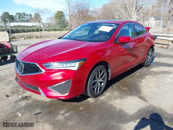2021 Acura ILX w/Premium Package with VIN 19UDE2F72MA001817, listed as a IAAI auction lot 41695419 with 27,809 mi miles. Bid and sale history available at carsss.com. Image 17.