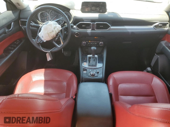 2018 Mazda CX-5 Touring with VIN JM3KFACM2J1327725, listed as a Copart auction lot 54894765 with 56,194 mi miles and Salvage Title. Bid and sale history available at carsss.com. Image 8.