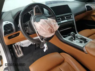 2019 BMW 8 Series M850i xDrive with VIN WBABC4C5XKBU96184, listed as a Copart auction lot 48598015 with Not Provided miles and Non Repairable. Bid and sale history available at DreamBid. Image 8.