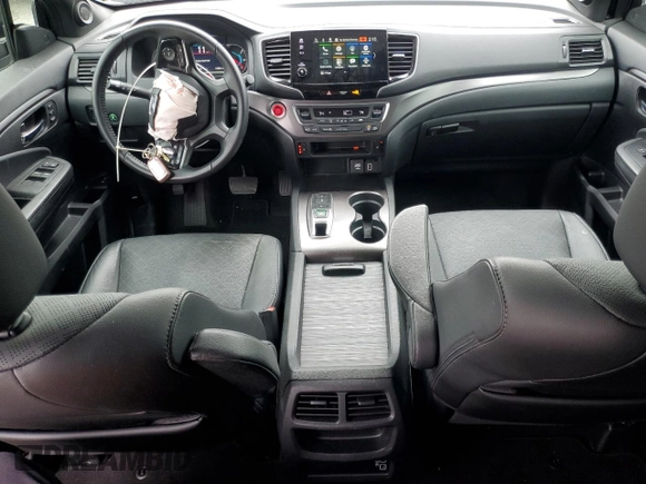 2021 Honda Passport EX-L with VIN 5FNYF7H53MB010524, listed as a Copart auction lot 50022685 with 18,882 mi miles and Salvage title. Bid and sale history available at DreamBid. Image 8.
