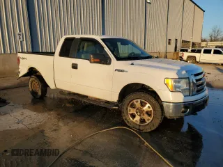 2009 Ford F-150 XL with VIN 1FTPX14V69FA23346, listed as a Copart auction lot 46318515 with 217,771 mi miles and Salvage Title. Bid and sale history available at carsss.com. Image 4.