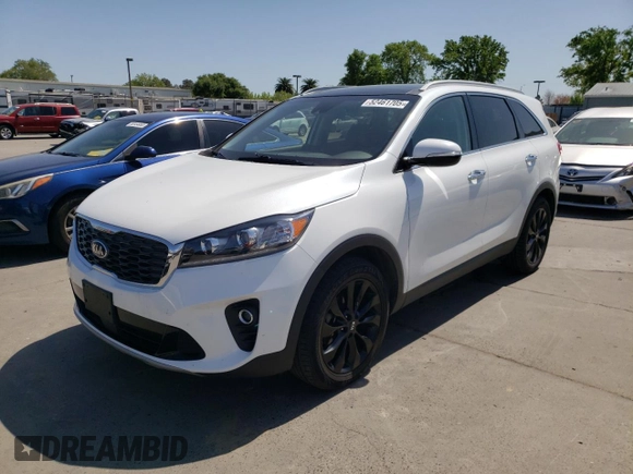 2020 Kia Sorento EX V6 with VIN 5XYPH4A50LG702777, listed as a Copart auction lot 52461705 with 126,668 mi miles and Clean Title. Bid and sale history available at carsss.com. Image 1.