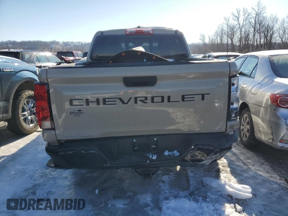 2023 Chevrolet Colorado 4WD Trail Boss with VIN 1GCPTEEK4P1204513, listed as a Copart auction lot 87617505 with Not Provided miles and Salvage Title. Bid and sale history available at carsss.com. Image 6.