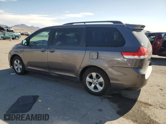 2012 Toyota Sienna LE AAS with VIN 5TDKK3DC6CS267895, listed as a Copart auction lot 53449855 with 114,699 mi miles and Salvage Title. Bid and sale history available at DreamBid. Image 2.