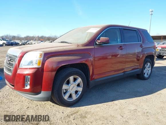 2010 GMC Terrain SLE-1 with VIN 2CTALBEWXA6345330, listed as a IAAI auction lot 41403804 with 99,074 mi miles. Bid and sale history available at carsss.com. Image 2.