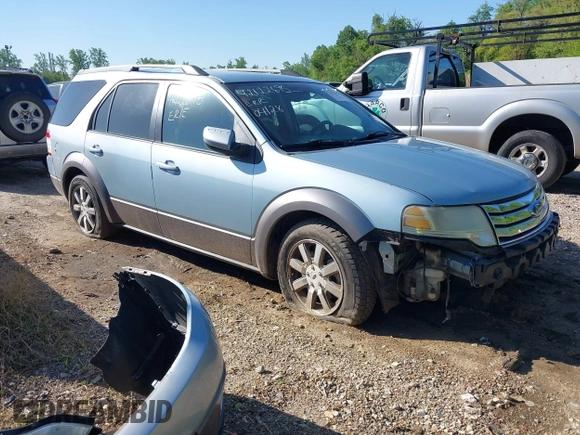 2008 Ford Taurus X SEL with VIN 1FMDK05W08GA43003, listed as a IAAI auction lot 42122695 with 105,484 mi miles and . Bid and sale history available at DreamBid. Image 1.
