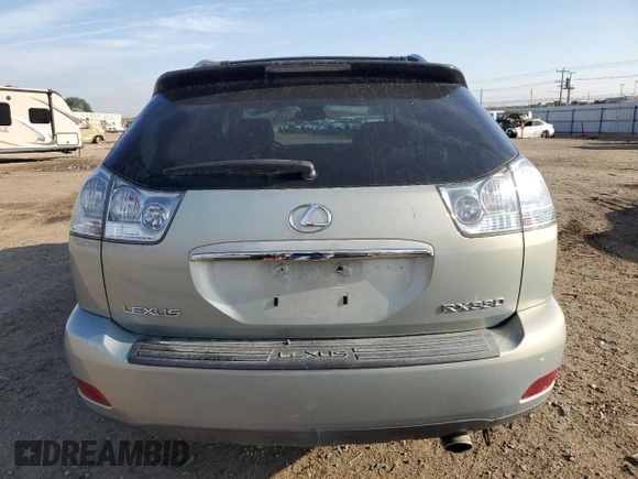 2005 Lexus RX 330 with VIN 2T2HA31U95C069149, listed as a Copart auction lot 71128784 with 130,640 mi miles and Salvage Title. Bid and sale history available at carsss.com. Image 6.