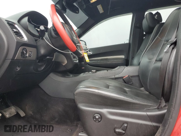 2017 Dodge Durango GT with VIN 1C4RDJDG4HC757874, listed as a Copart auction lot 62829115 with 110,863 mi miles and Salvage title. Bid and sale history available at DreamBid. Image 7.