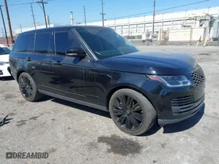 2019 Land Rover Range Rover HSE with VIN SALGS2SV8KA547178, listed as a IAAI auction lot 41544820 with 50,257 mi miles. Bid and sale history available at carsss.com. Image 1.