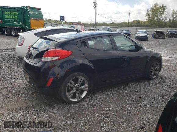 2012 Hyundai Veloster w/Red Int with VIN KMHTC6AD6CU026250, listed as a Copart auction lot 73139464 with 215,374 mi miles and Clean title. Bid and sale history available at DreamBid. Image 3.