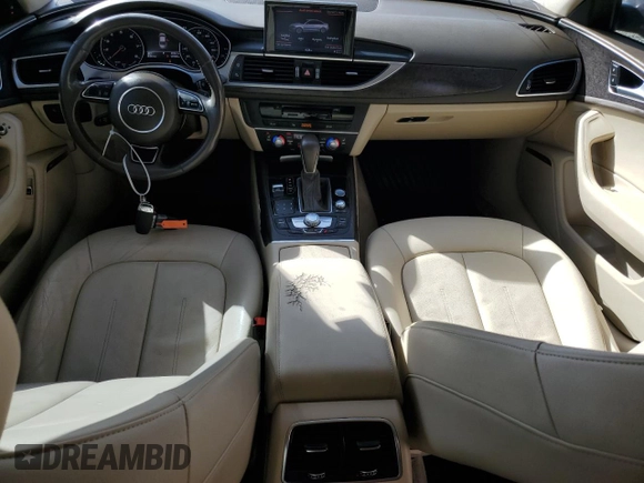 2017 Audi A6 Premium Plus with VIN WAUD8AFCXHN127416, listed as a Copart auction lot 49095055 with 127,394 mi miles and Salvage Title. Bid and sale history available at carsss.com. Image 8.