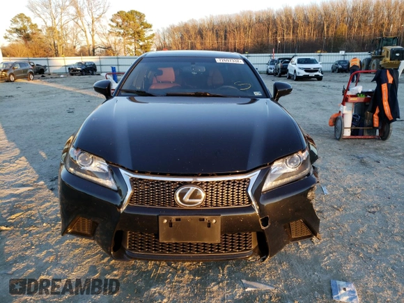 2015 Lexus GS 350 with VIN JTHCE1BL9FA007560, listed as a Copart auction lot 72697332 with 48,073 mi miles. Bid and sale history available at carsss.com. Image 5.