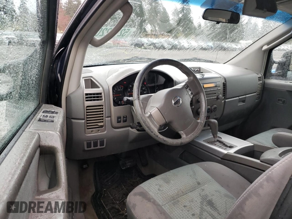 2006 Nissan Titan SE with VIN 1N6AA06A06N534206, listed as a Copart auction lot 52132205 with 167,204 mi miles and Salvage title. Bid and sale history available at DreamBid. Image 8.