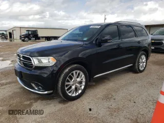 2016 Dodge Durango Limited with VIN 1C4RDHDG4GC322425, listed as a Copart auction lot 55991275 with 113,518 mi miles and Salvage title. Bid and sale history available at DreamBid. Image 1.