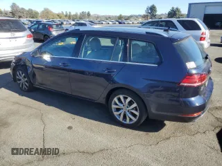 2018 Volkswagen Golf SportWagen SEL with VIN 3VWL17AU8JM756014, listed as a Copart auction lot 77156884 with 62,940 mi miles and Salvage Title. Bid and sale history available at carsss.com. Image 2.