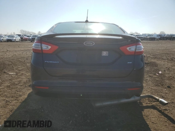 2015 Ford Fusion SE with VIN 3FA6P0H75FR231515, listed as a Copart auction lot 52580695 with 98,444 mi miles and Salvage Title. Bid and sale history available at carsss.com. Image 6.