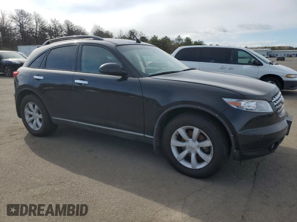 2004 Infiniti FX with VIN JNRAS08W84X215517, listed as a Copart auction lot 53204845 with 190,116 mi miles and Clean title. Bid and sale history available at DreamBid. Image 4.
