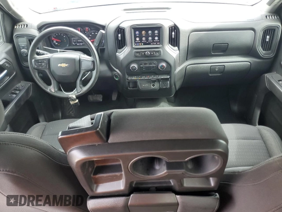 2022 Chevrolet Silverado 1500 Custom with VIN 3GCPABEK9NG580451, listed as a Copart auction lot 51676165 with 60,998 mi miles and Salvage Title. Bid and sale history available at DreamBid. Image 8.