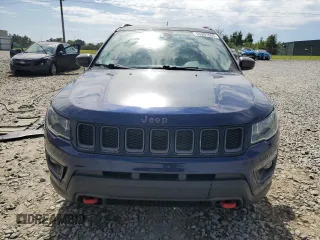 2021 Jeep Compass Trailhawk with VIN 3C4NJDDB1MT598484, listed as a Copart auction lot 55997655 with 25,257 mi miles and Salvage title. Bid and sale history available at DreamBid. Image 5.