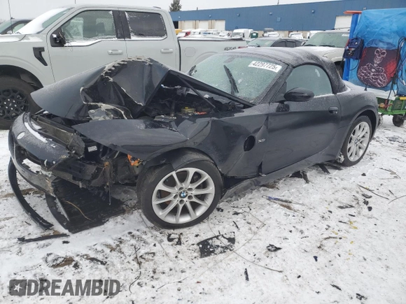 2006 BMW Z4 3.0i with VIN 4USBU33526LW69362, listed as a Copart auction lot 42297725 with 0 mi miles and Clean Title. Bid and sale history available at carsss.com. Image 1.