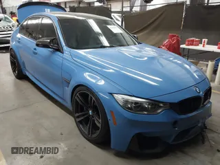 2015 BMW M3 with VIN WBS3C9C5XFP803102, listed as a IAAI auction lot 41616127 with 44,538 mi miles. Bid and sale history available at carsss.com. Image 1.