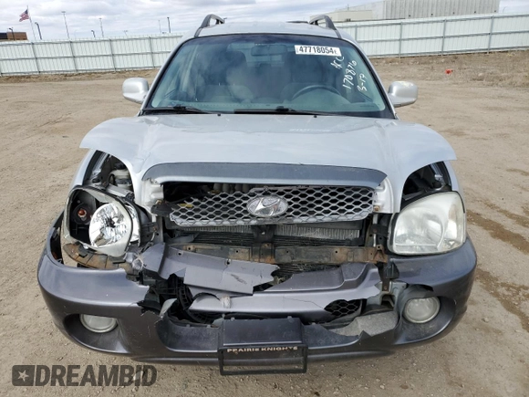2004 Hyundai Santa Fe GLS with VIN KM8SC73D04U669208, listed as a Copart auction lot 47718054 with 130,040 mi miles and Salvage Title. Bid and sale history available at carsss.com. Image 5.