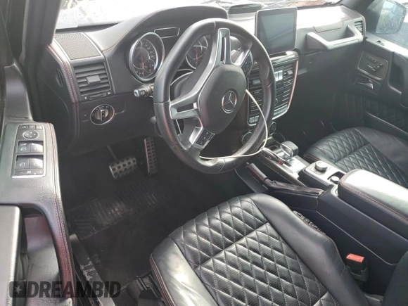 2017 Mercedes-Benz G-Class AMG G 63 with VIN WDCYC7DFXHX276880, listed as a Copart auction lot 74873394 with 91,955 mi miles and Salvage Title. Bid and sale history available at carsss.com. Image 8.