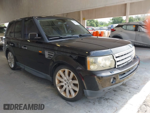 2007 Land Rover Range Rover Sport SC with VIN SALSH23497A104110, listed as a IAAI auction lot 42732800 with 167,307 mi miles and . Bid and sale history available at DreamBid. Image 1.