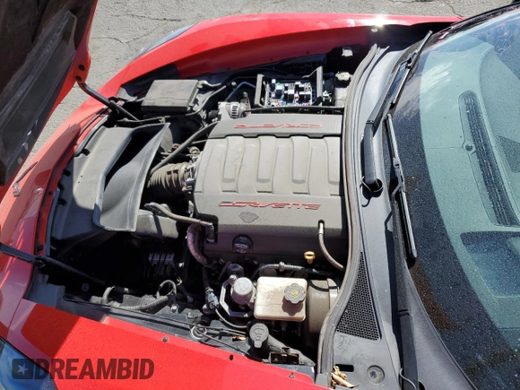2015 Chevrolet Corvette 2LT with VIN 1G1YD2D74F5117885, listed as a Copart auction lot 75865884 with 54,008 mi miles and Salvage Title. Bid and sale history available at carsss.com. Image 11.