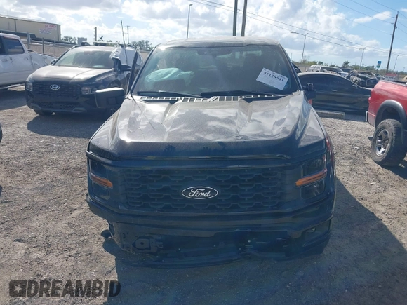 2024 Ford F-150 STX with VIN 1FTEW2KP6RKE37898, listed as a IAAI auction lot 41128541 with 3,409 mi miles and . Bid and sale history available at carsss.com. Image 11.