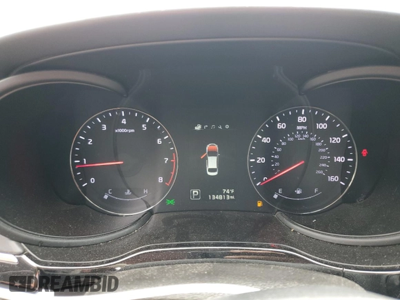 2015 Kia K900 Premium with VIN KNALU4D43F6027136, listed as a Copart auction lot 73374194 with 134,813 mi miles and Salvage Title. Bid and sale history available at carsss.com. Image 9.