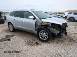 2014 Buick Enclave Leather with VIN 5GAKVBKD0EJ350057, listed as a Copart auction lot 54320885 with 183,780 mi miles and Salvage Title. Bid and sale history available at DreamBid. Image 4.