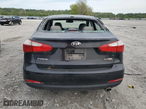 2014 Kia Forte EX with VIN KNAFZ4A80E5206342, listed as a Copart auction lot 54394705 with 146,737 mi miles and Clean Title. Bid and sale history available at carsss.com. Image 6.