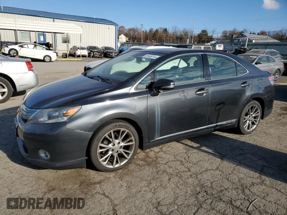 2010 Lexus HS 250h with VIN JTHBB1BA0A2000986, listed as a Copart auction lot 83445014 with Not Provided miles and Clean Title. Bid and sale history available at DreamBid. Image 1.