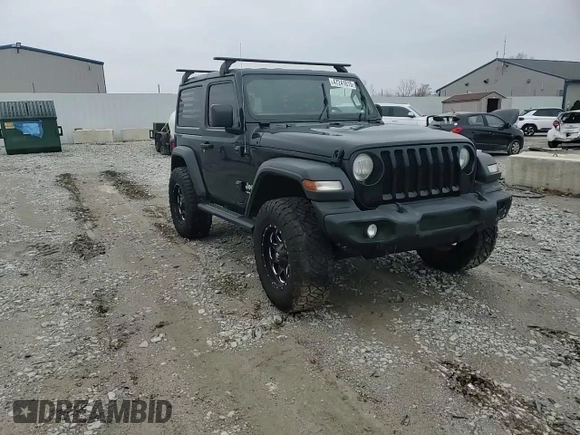 2021 Jeep Wrangler Sport with VIN 1C4GJXAN5MW677207, listed as a Copart auction lot 47241615 with Not Provided miles and Non Repairable. Bid and sale history available at DreamBid. Image 10.