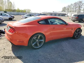 2016 Ford Mustang GT with VIN 1FA6P8CFXG5279822, listed as a Copart auction lot 52892785 with 42,872 mi miles and Salvage title. Bid and sale history available at DreamBid. Image 3.
