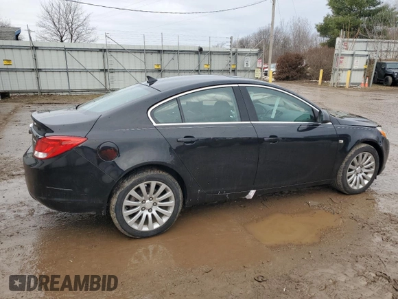 2011 Buick Regal CXL RL2 with VIN 2G4GP5EC6B9173245, listed as a Copart auction lot 86419594 with 42,419 mi miles and Salvage Title. Bid and sale history available at carsss.com. Image 3.