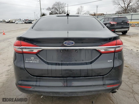 2017 Ford Fusion SE with VIN 3FA6P0H77HR150471, listed as a Copart auction lot 43734905 with 139,150 mi miles and Salvage Title. Bid and sale history available at carsss.com. Image 6.
