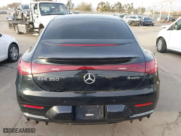 2023 Mercedes-Benz EQE with VIN W1KEG1CB4PF027476, listed as a IAAI auction lot 40777410 with NaN miles. Bid and sale history available at carsss.com. Image 16.