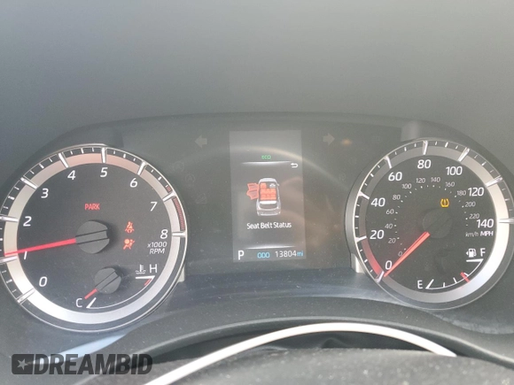 2022 Toyota Highlander LE with VIN 5TDBZRBH5NS193739, listed as a Copart auction lot 59274444 with 13,804 mi miles and Salvage title. Bid and sale history available at DreamBid. Image 9.