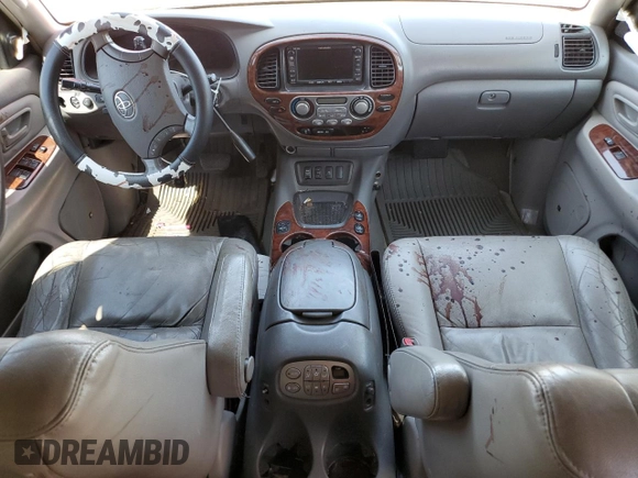 2005 Toyota Sequoia Limited with VIN 5TDBT48A45S250978, listed as a Copart auction lot 50261415 with 238,453 mi miles and Salvage Title. Bid and sale history available at DreamBid. Image 8.