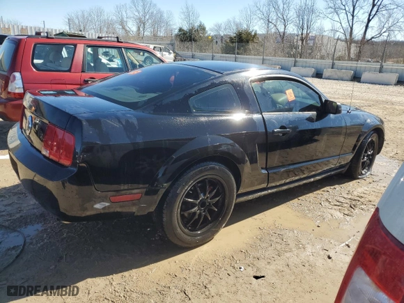 2005 Ford Mustang Deluxe with VIN 1ZVFT80NX55157618, listed as a Copart auction lot 47287595 with 141,391 mi miles and Non Repairable. Bid and sale history available at carsss.com. Image 3.